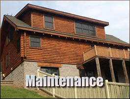  Martinsville, Ohio Log Home Maintenance
