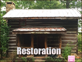 Historic Log Cabin Restoration  Martinsville, Ohio